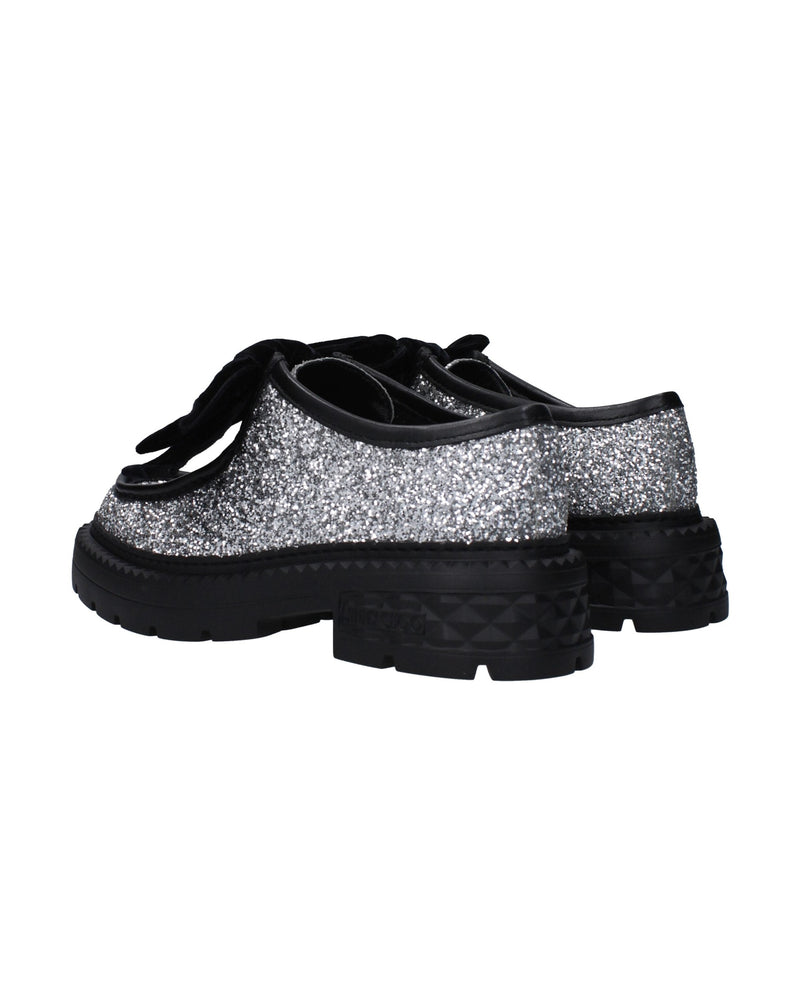 Jimmy Choo Gray Plastic Slip On Loafers Glam Steals