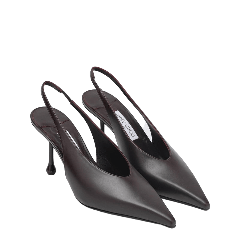 Jimmy Choo Isa 80 Neckline Color Merlot Glam Steals