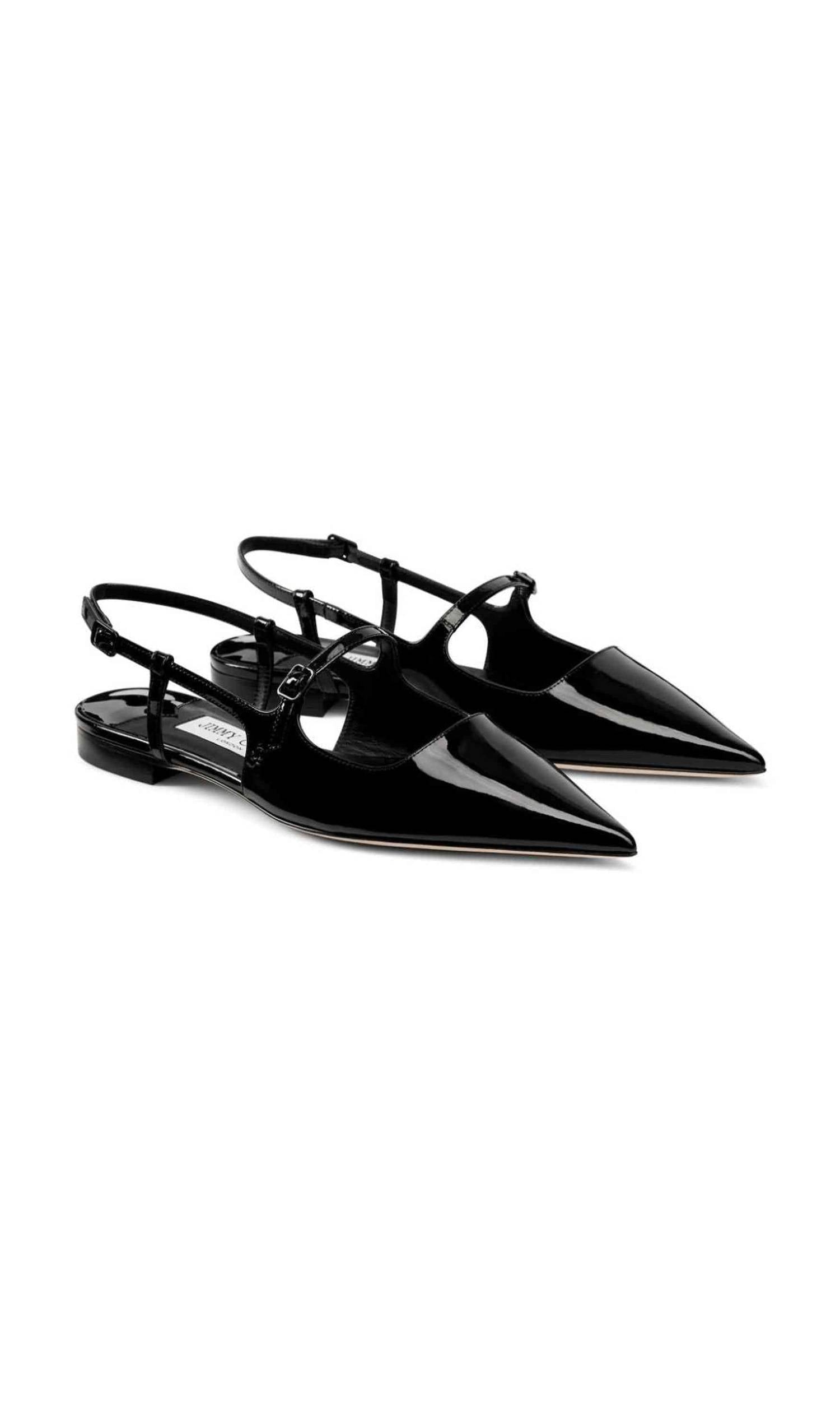 Jimmy Choo Leather Didi Flat Patent Low Shoes Glam Steals