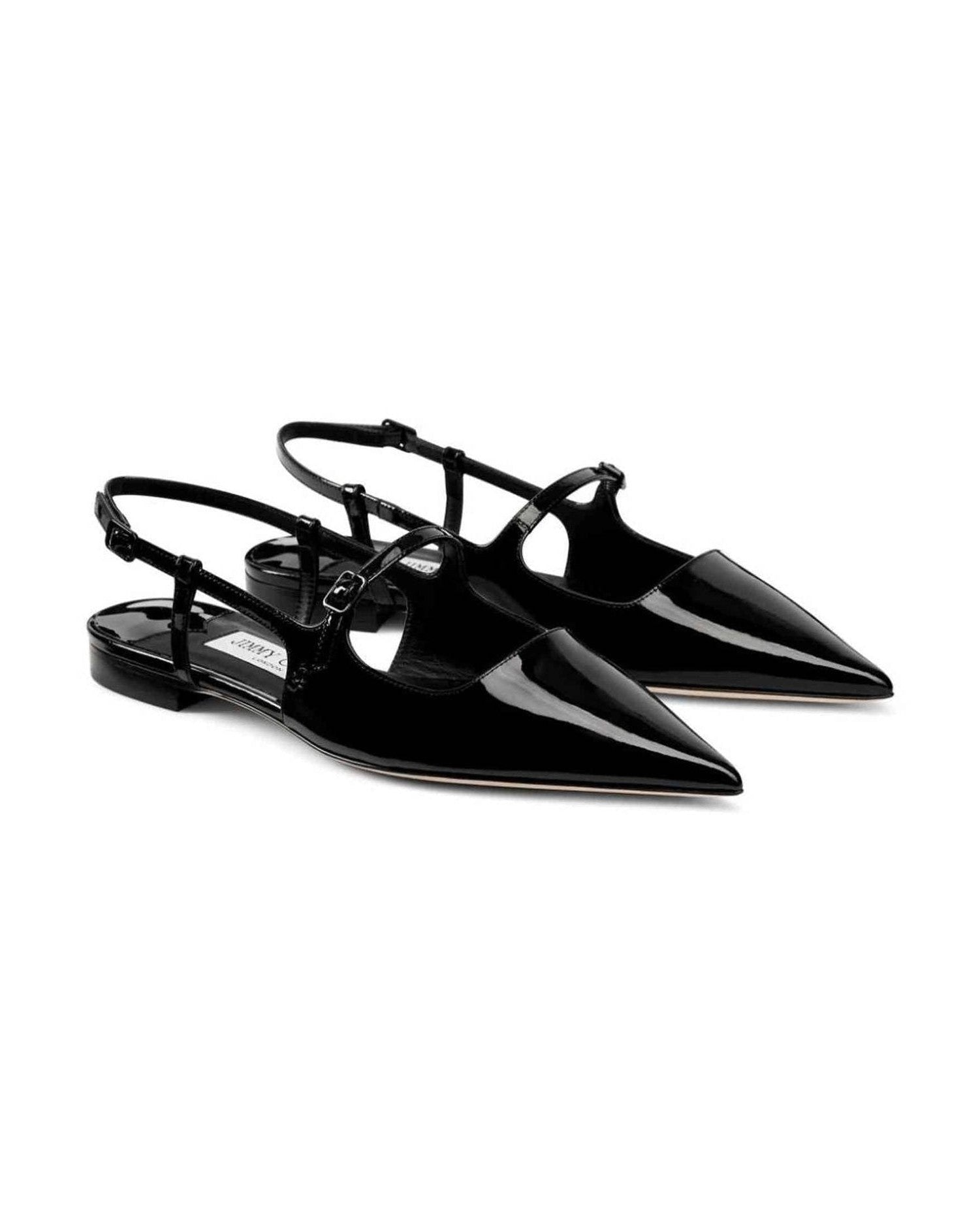 Jimmy Choo Leather Didi Flat Patent Low Shoes Glam Steals