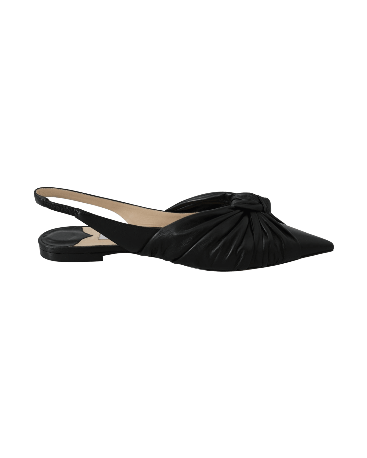 Jimmy Choo Leather Elegant Pointed Toe Flats Glam Steals