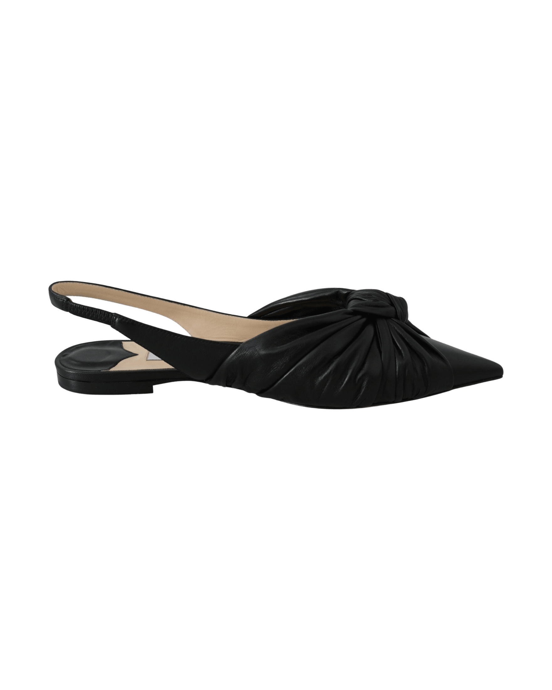Jimmy Choo Leather Elegant Pointed Toe Flats Glam Steals