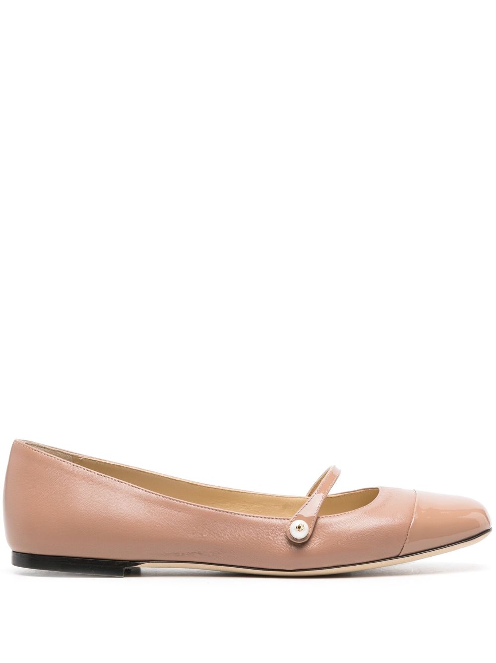 Jimmy Choo Leather Elisa Ballerina Shoes Glam Steals