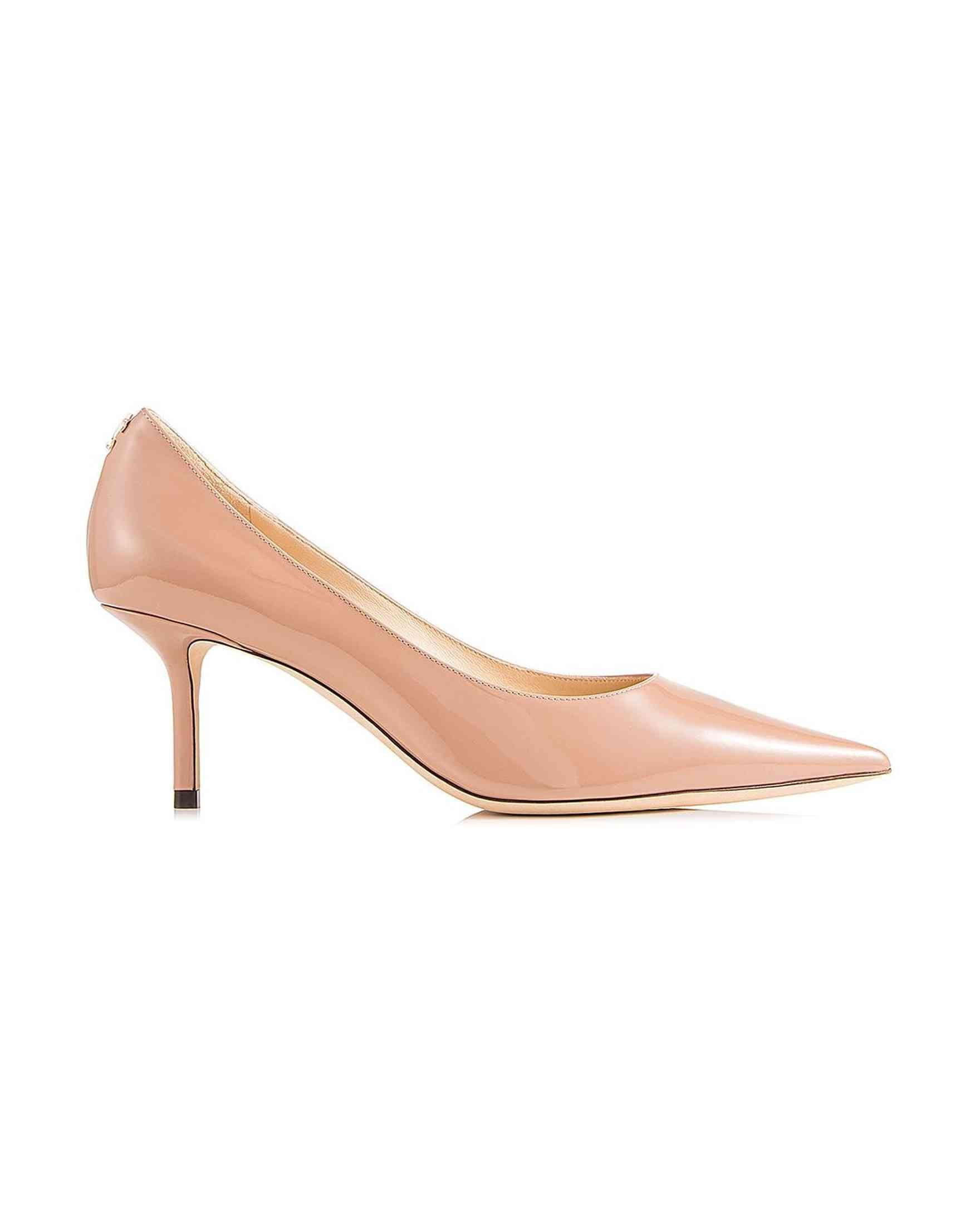 Jimmy Choo Leather Love 65 Ballet Patent Pumps with Jc Emblem Glam Steals