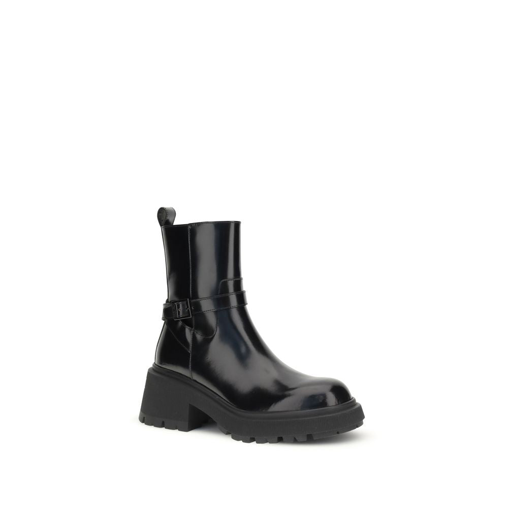 Jimmy Choo Leather Patent Conny Ankle Boots Glam Steals