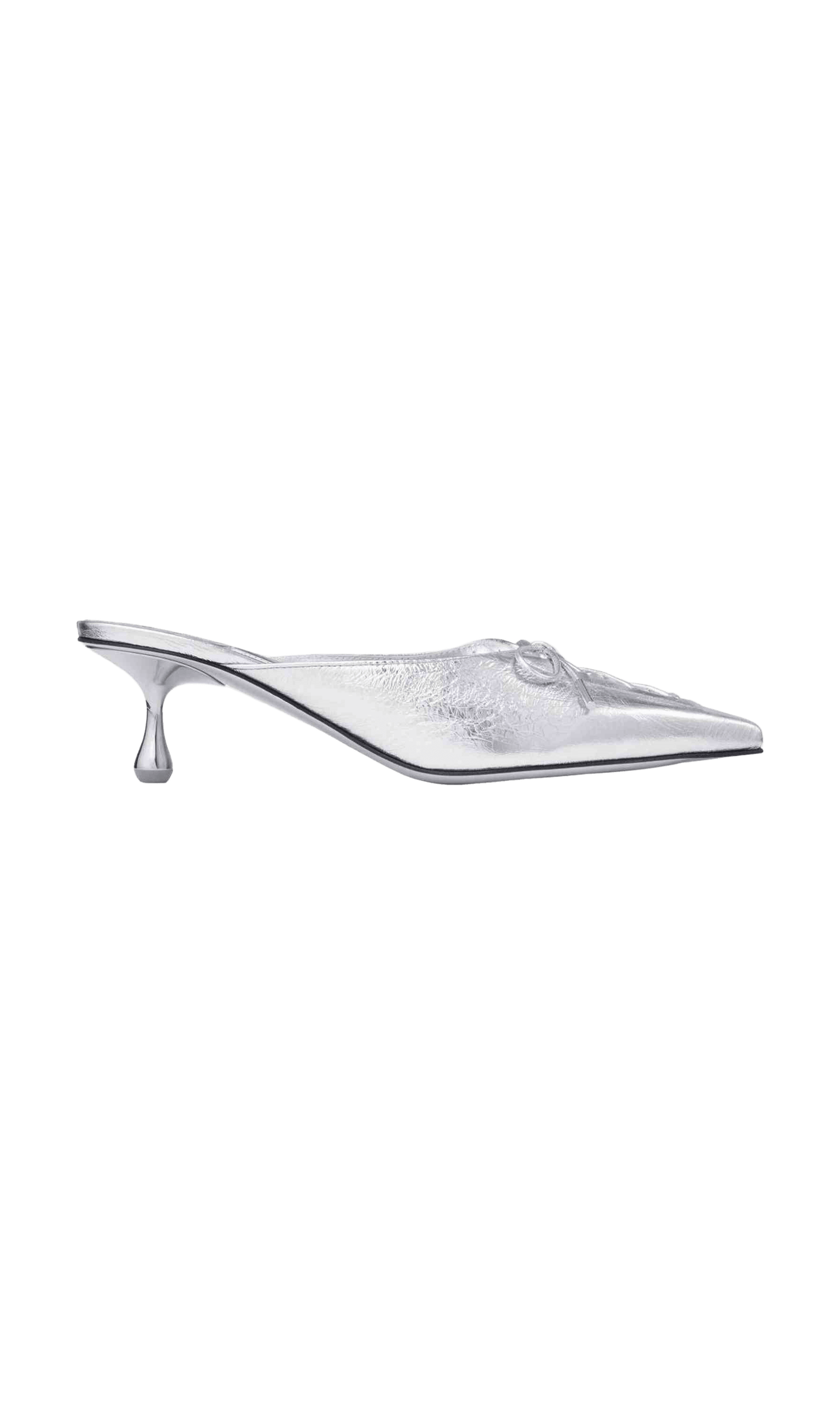 Jimmy Choo Leather Scarlett Mule 50 Glam Steals