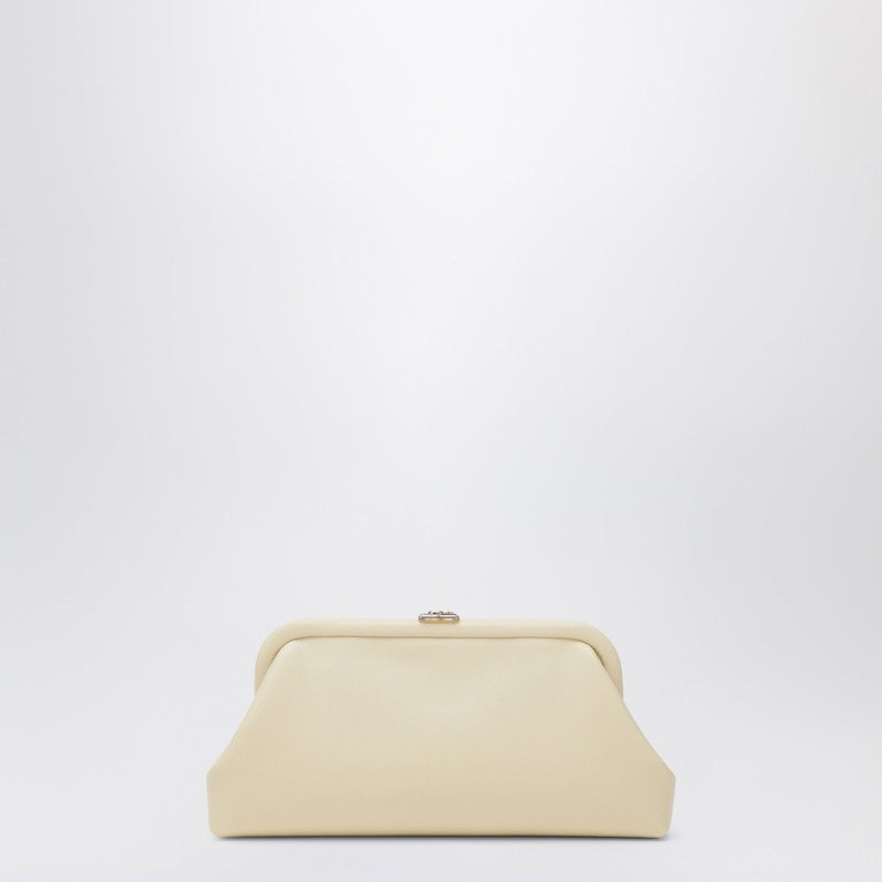 Jimmy Choo Leather Skylar Clutch in Butter Colored Glam Steals