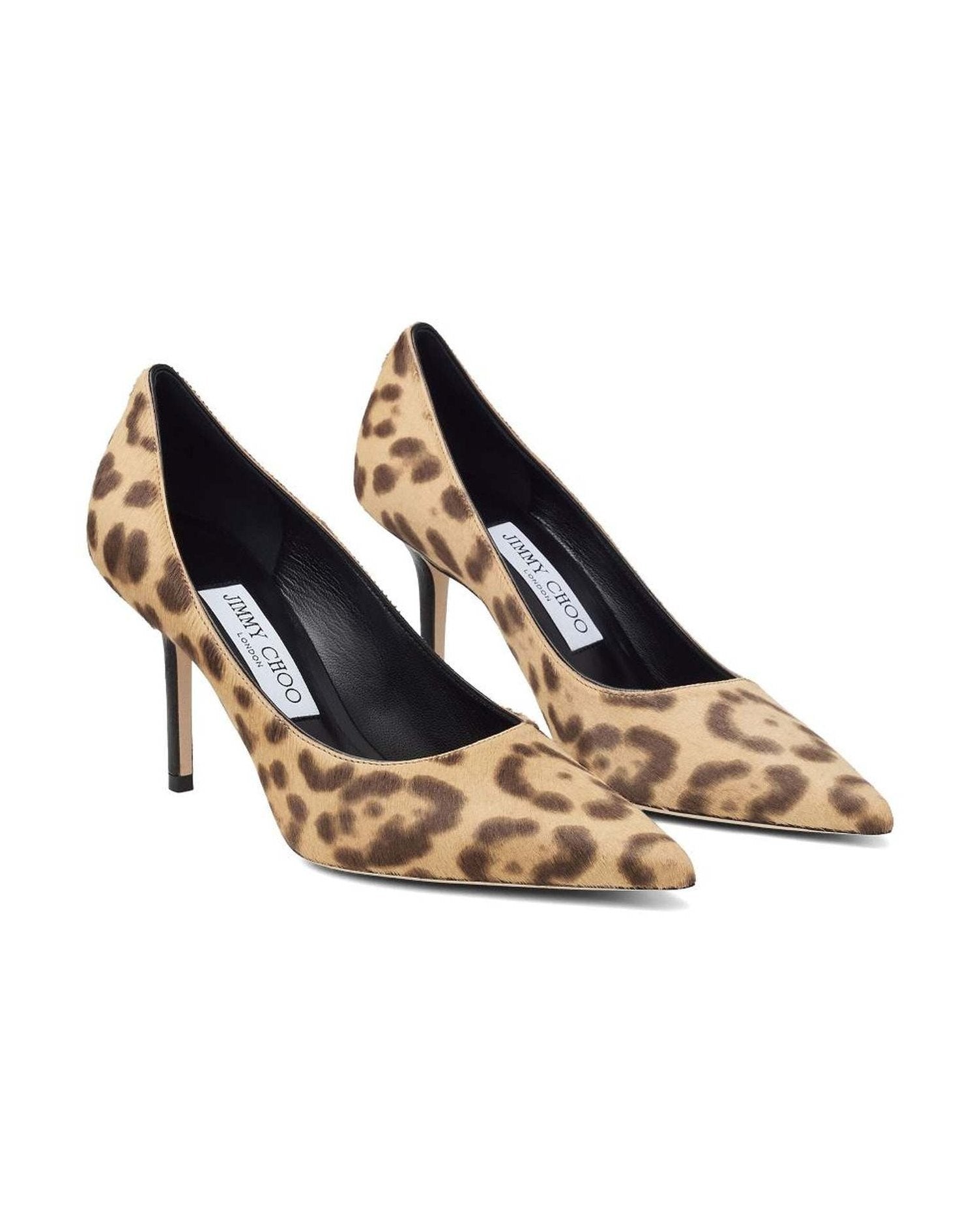 Jimmy Choo Love 85 Leopard Print Pony Pumps Glam Steals