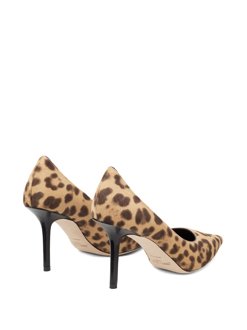 Jimmy Choo Love 85 Leopard Print Pony Pumps Glam Steals