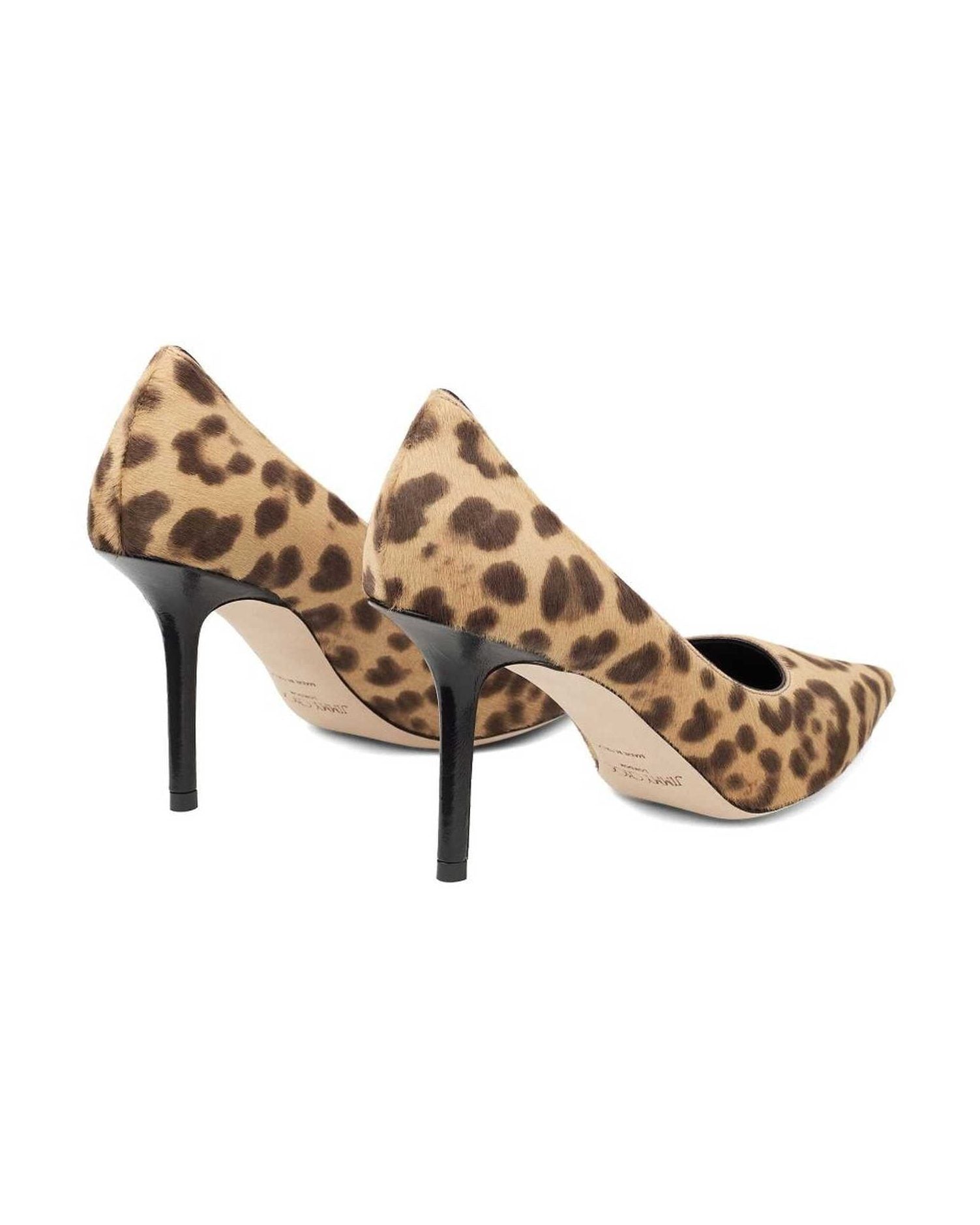 Jimmy Choo Love 85 Leopard Print Pony Pumps Glam Steals