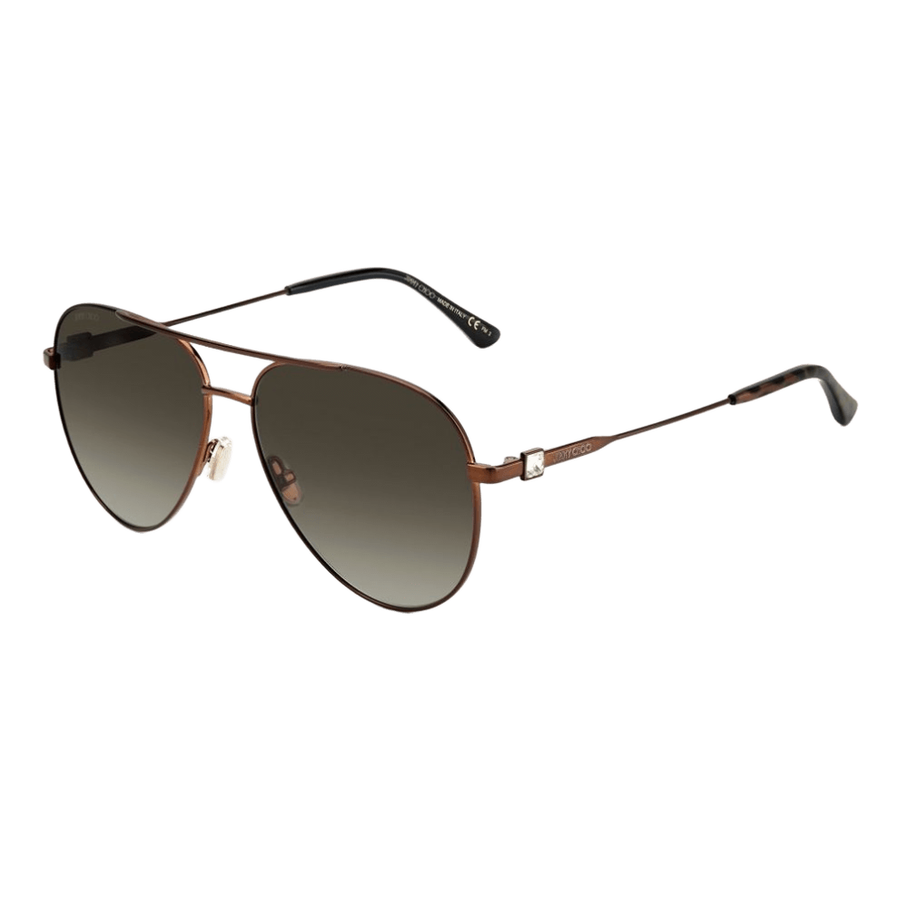 Jimmy Choo Metal Brown Sunglasses Glam Steals