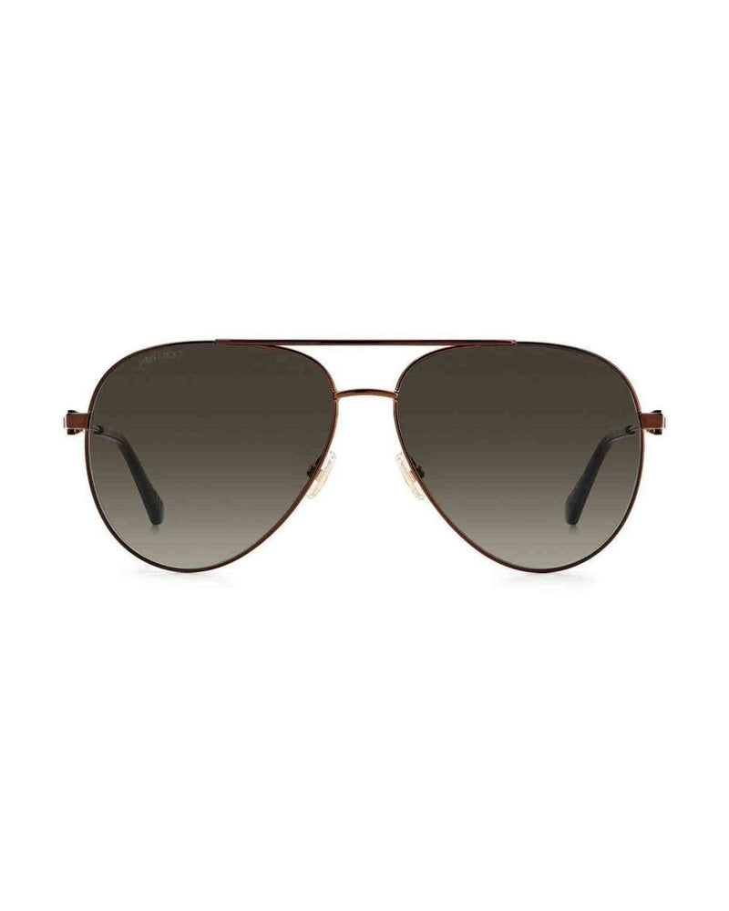 Jimmy Choo Metal Brown Sunglasses Glam Steals