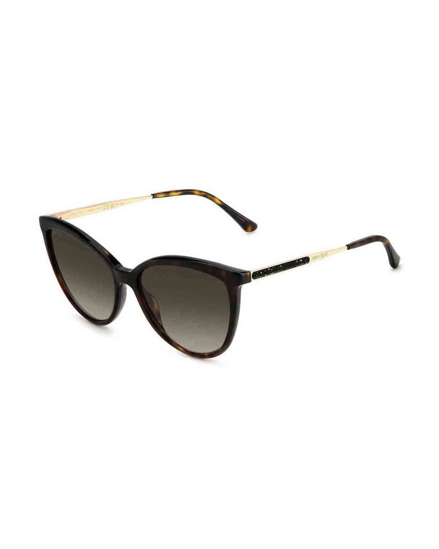 Jimmy Choo Brown Metal Sunglasses Sunglasses