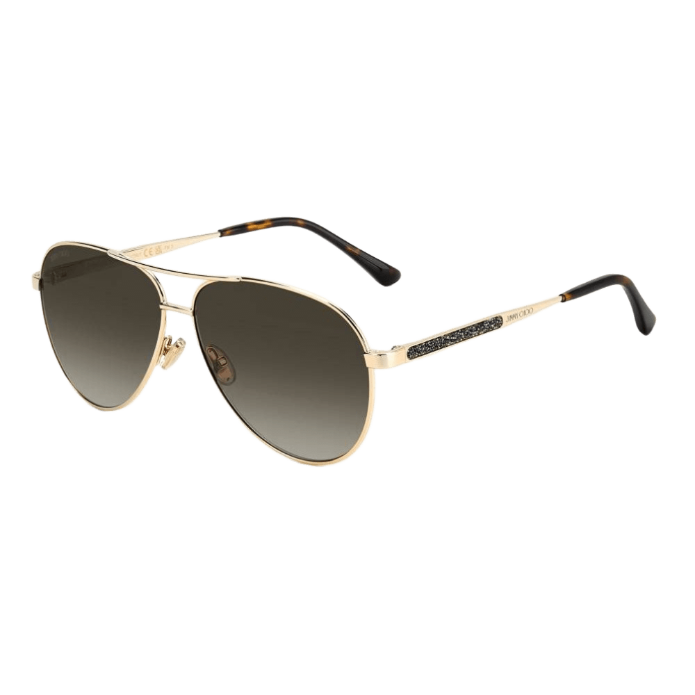 Jimmy Choo Metal Gold Sunglasses Glam Steals