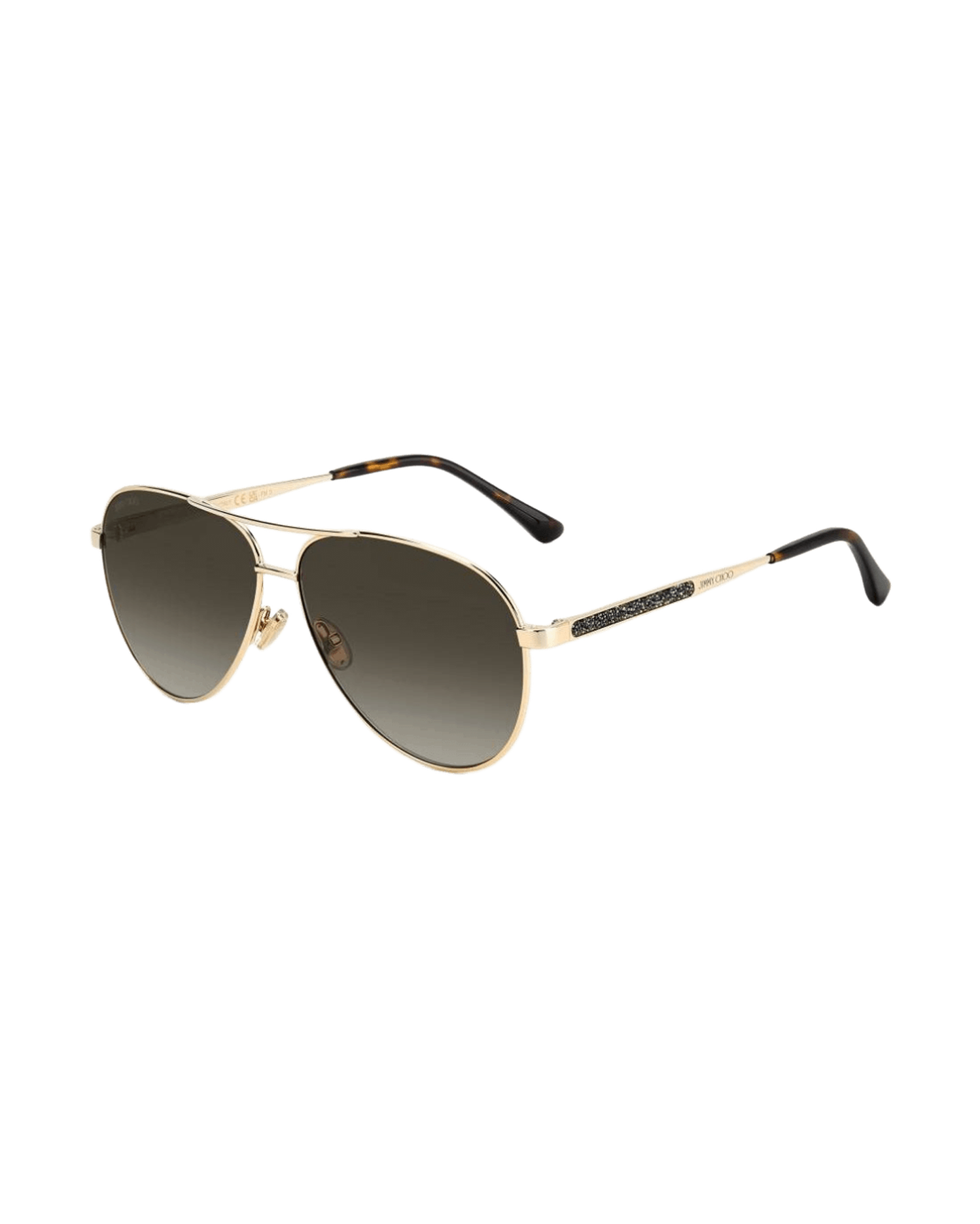 Jimmy Choo Metal Gold Sunglasses Glam Steals