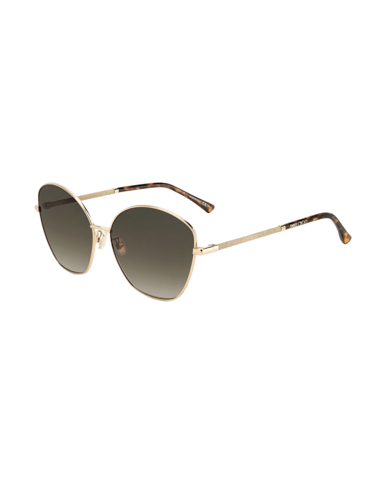 Jimmy Choo Gold Metal Sunglasses Sunglasses