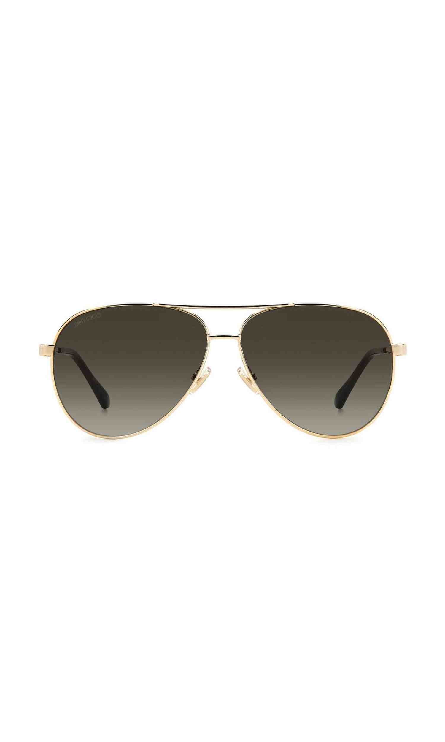 Jimmy Choo Metal Gold Sunglasses Glam Steals