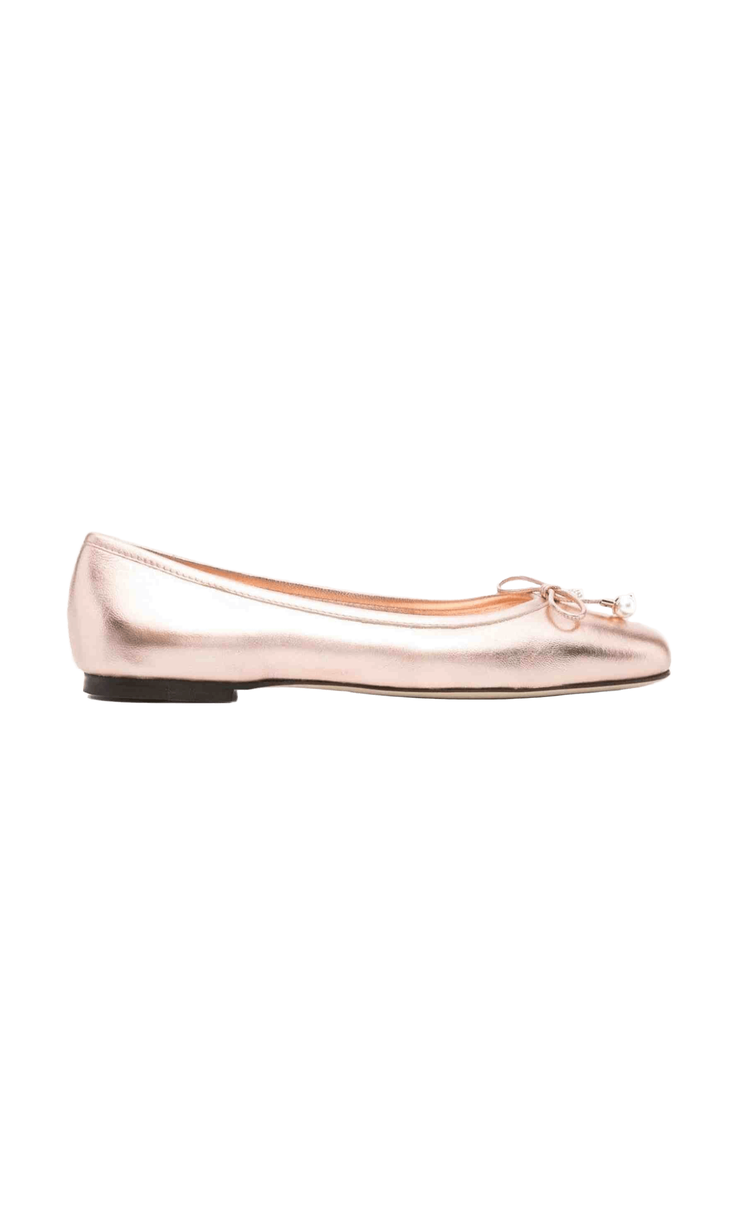 Jimmy Choo Metallic Elme Ballerina Shoes Glam Steals