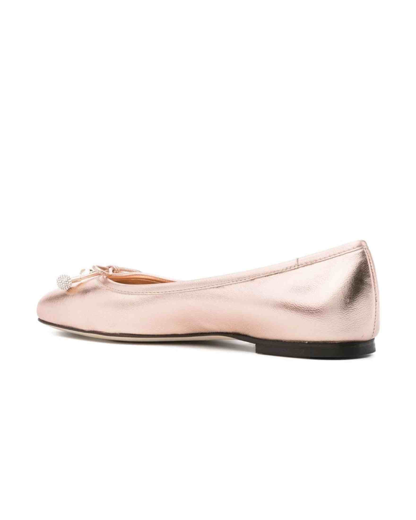 Jimmy Choo Metallic Elme Ballerina Shoes Glam Steals