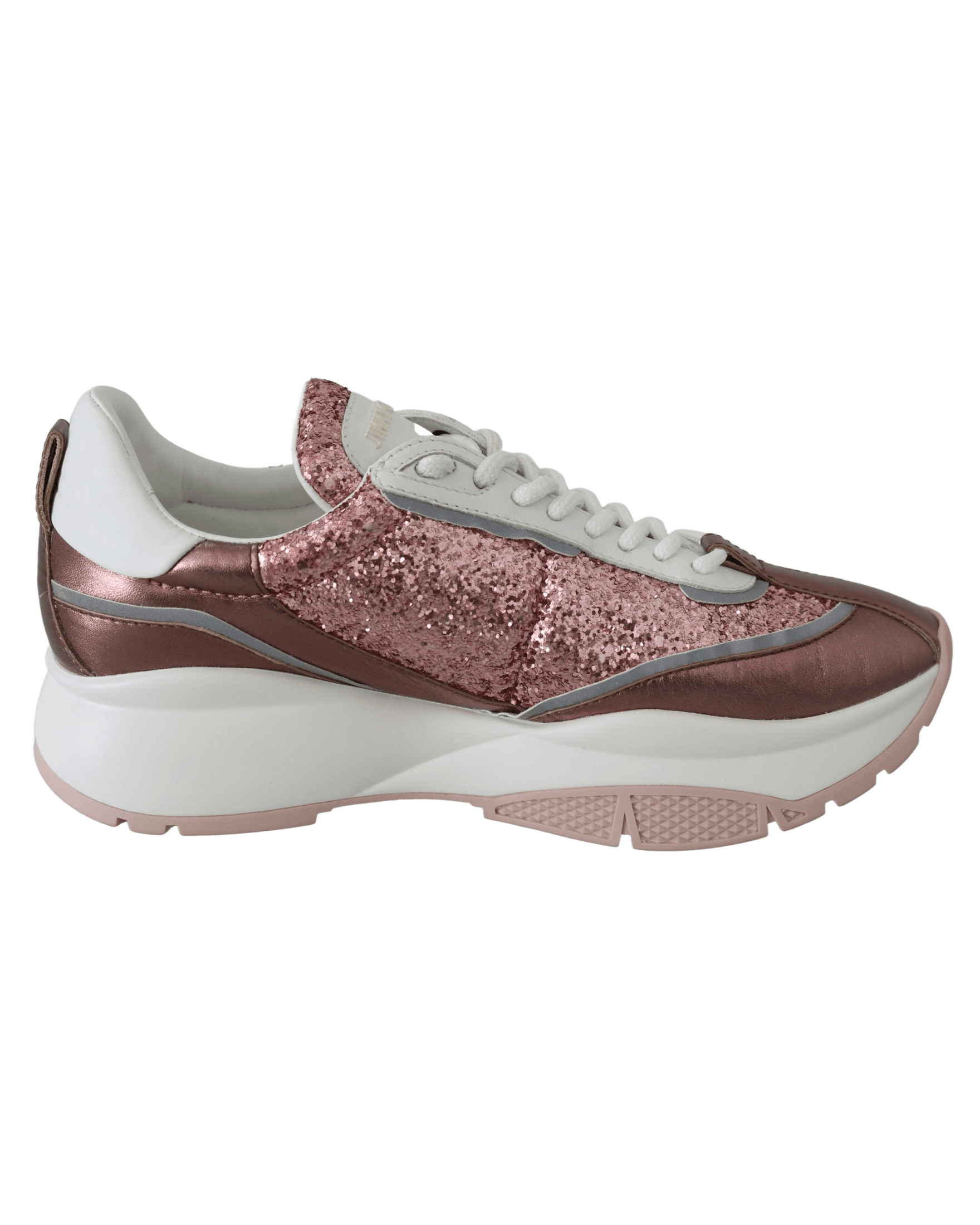 Jimmy Choo Pink Leather Candyfloss Raine Sneakers Glam Steals