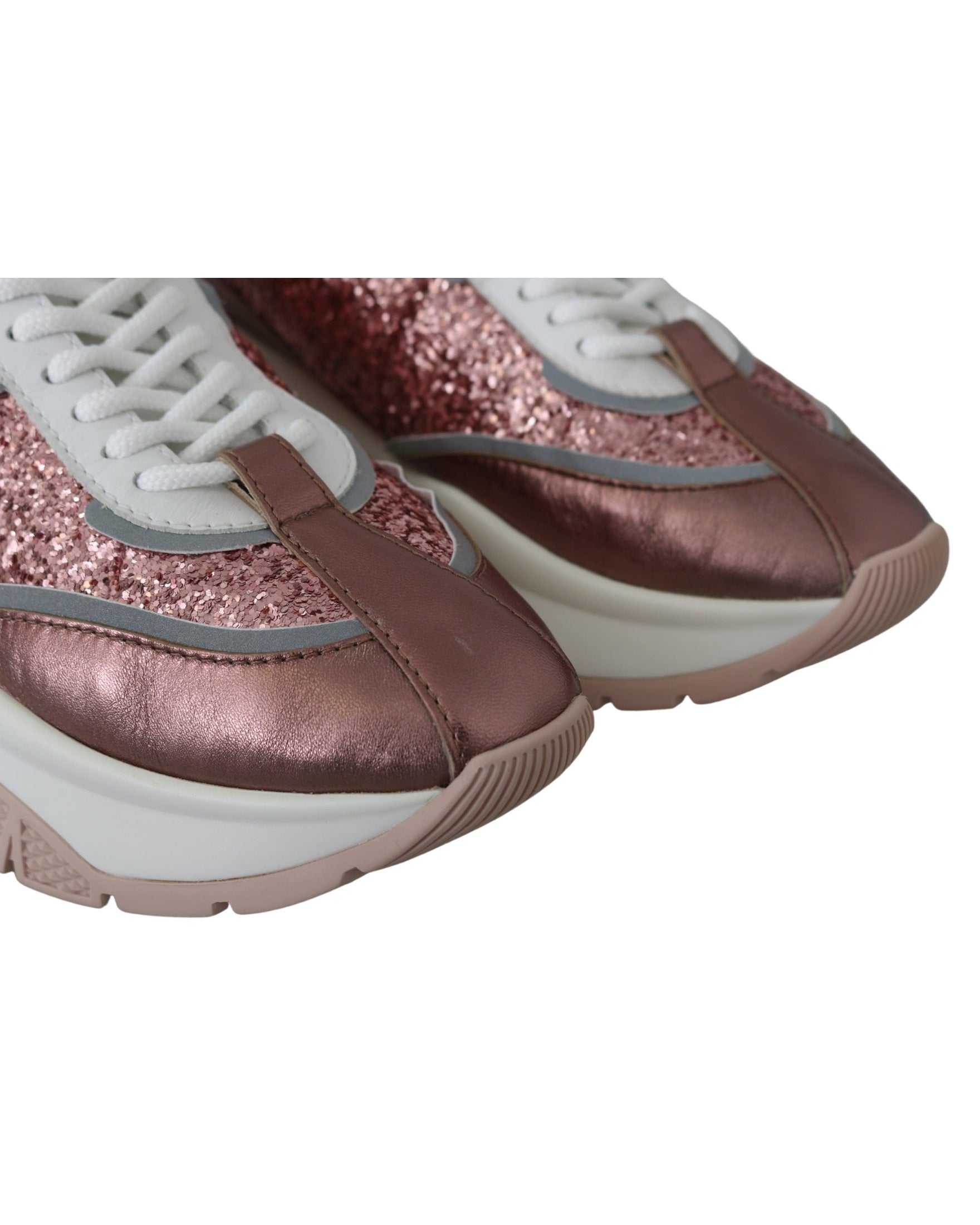 Jimmy Choo Pink Leather Candyfloss Raine Sneakers Glam Steals