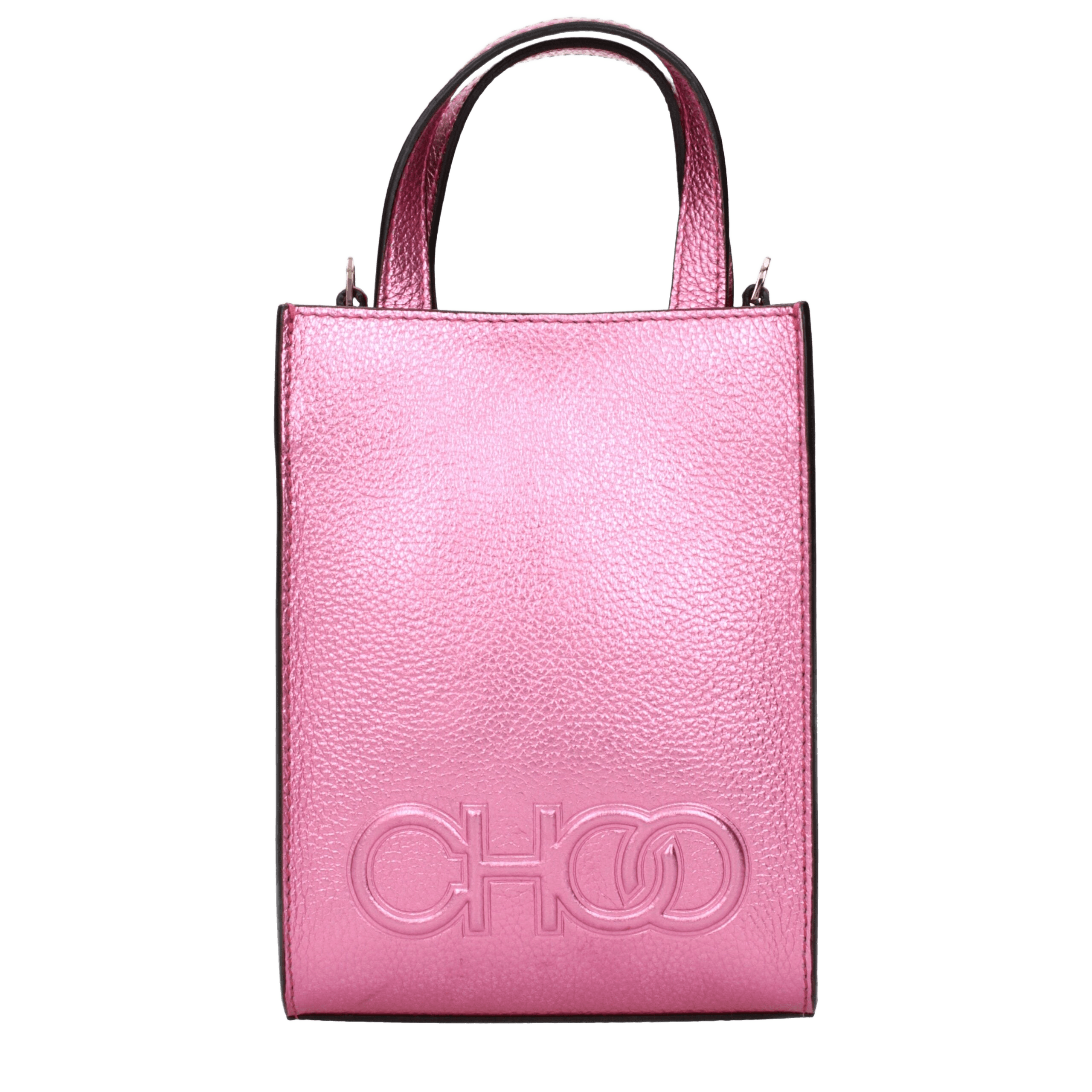 Jimmy Choo Pink Leather Handbags Glam Steals