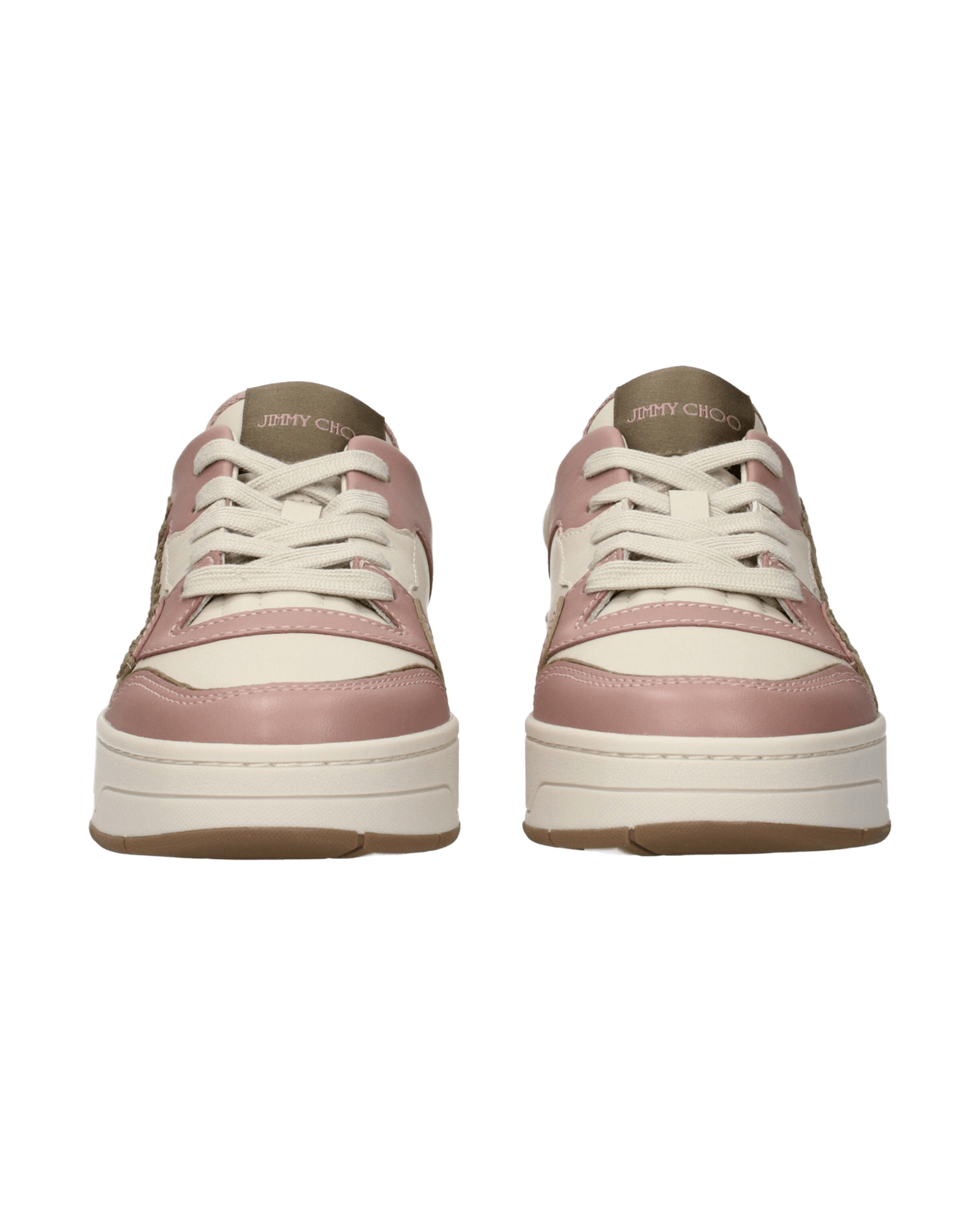 Jimmy Choo Pink Leather Low Top