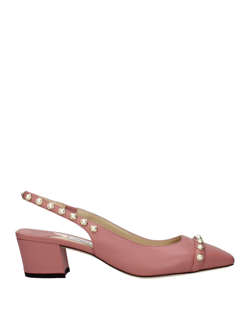 Jimmy Choo Pink Leather Platform Sandals Glam Steals