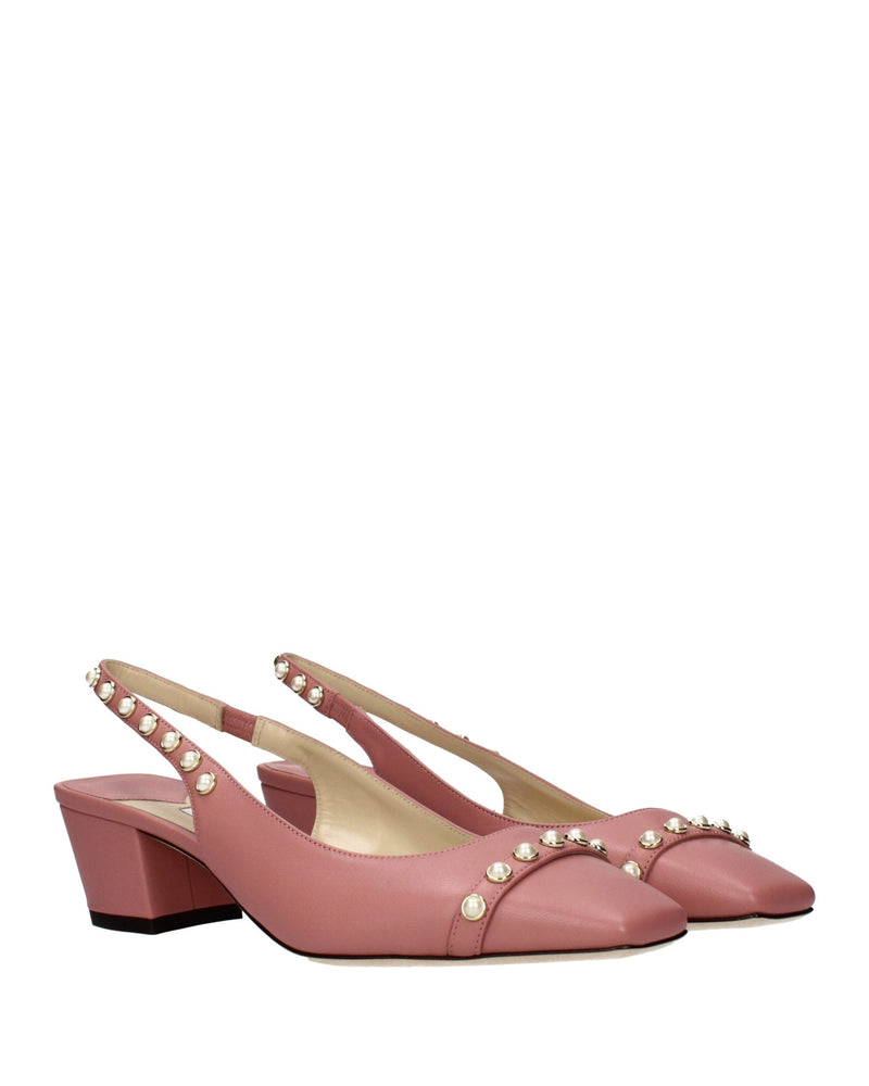 Jimmy Choo Pink Leather Platform Sandals Glam Steals