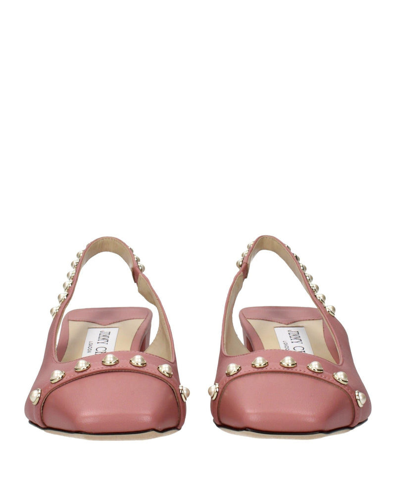 Jimmy Choo Pink Leather Platform Sandals Glam Steals