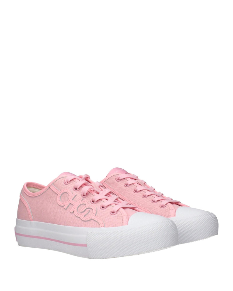 Jimmy Choo Pink Low Top Sneakers Glam Steals
