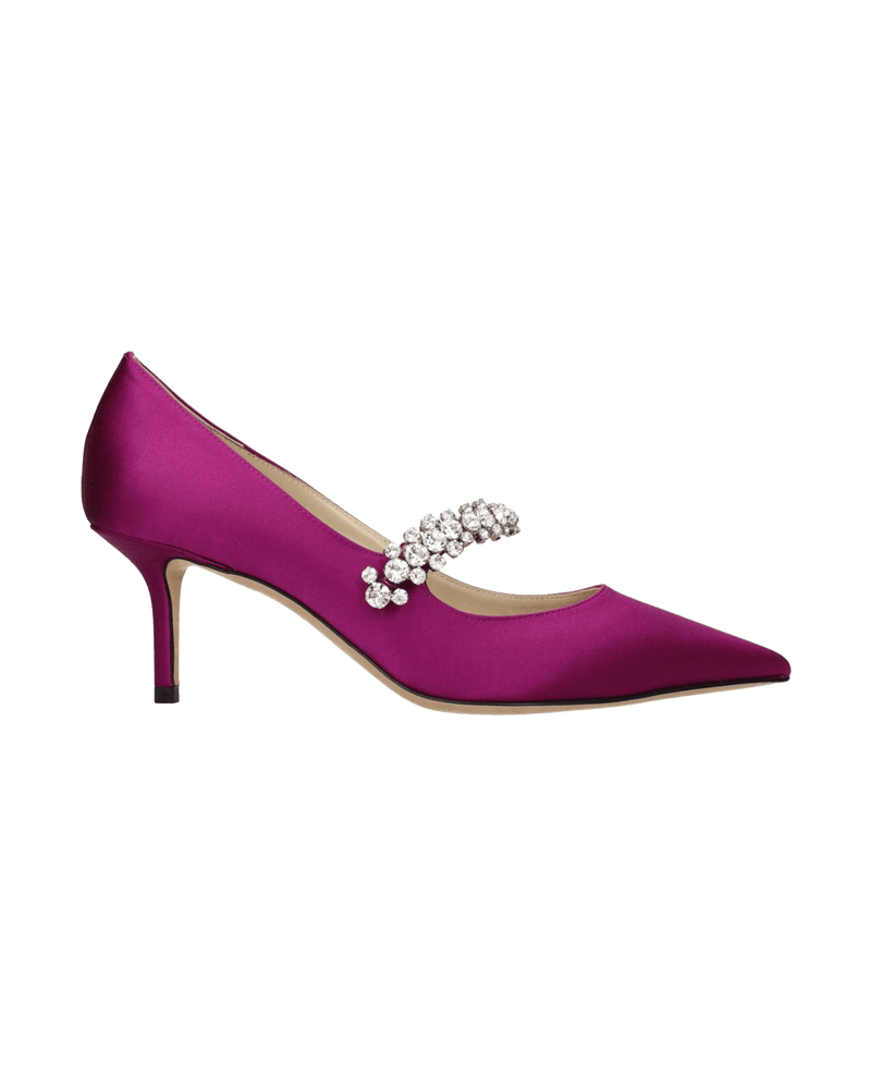 Jimmy Choo Pink Satin Mid Heel Pumps Glam Steals