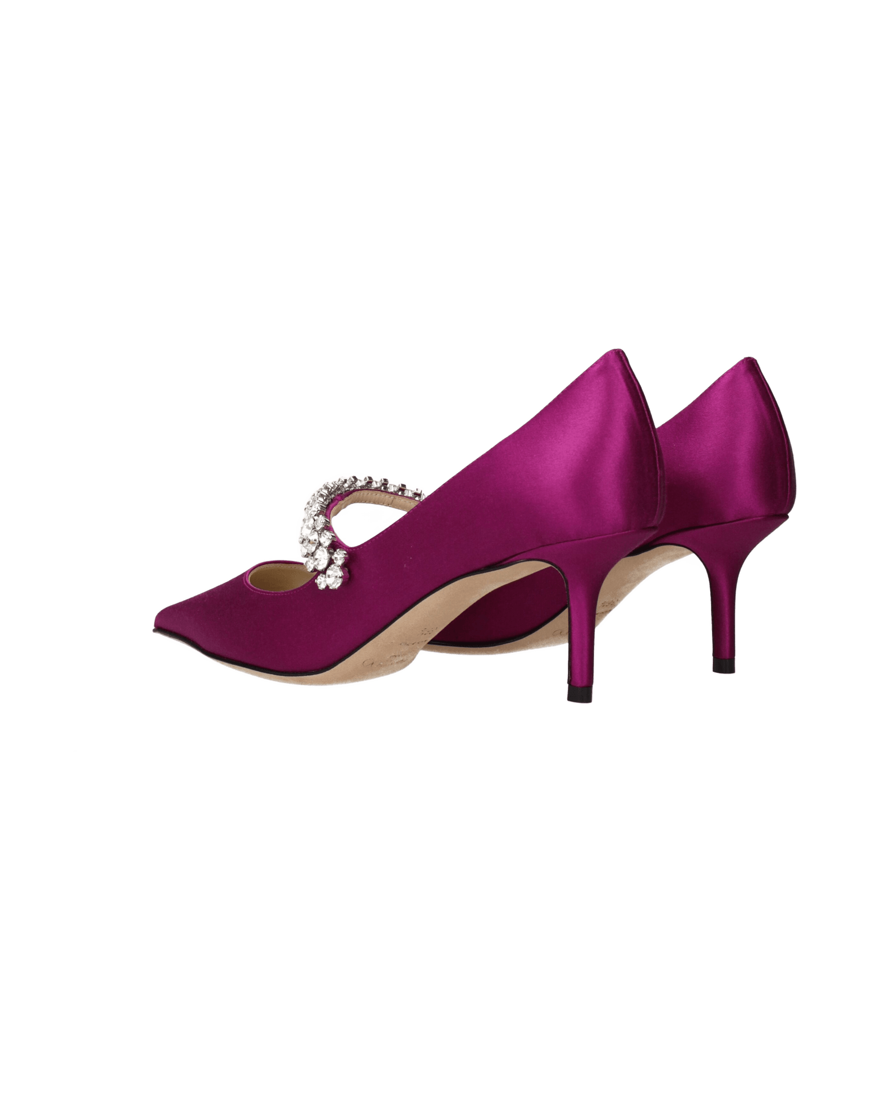 Jimmy Choo Pink Satin Mid Heel Pumps Glam Steals