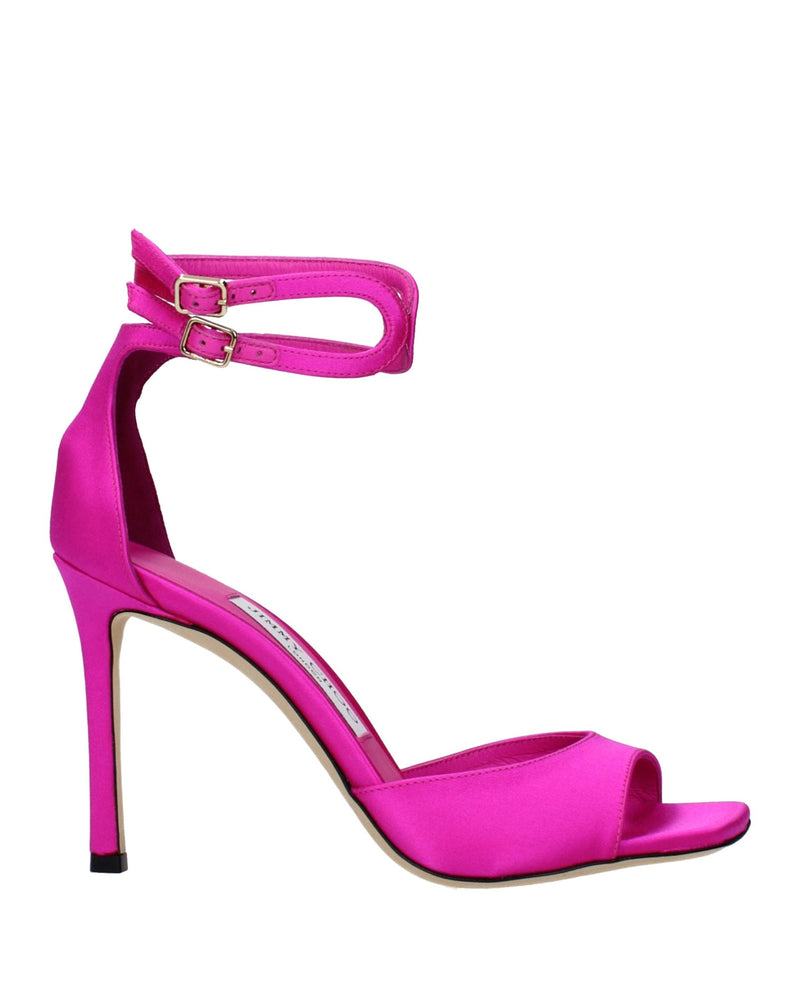 Jimmy Choo Pink Satin Stiletto Heel Glam Steals