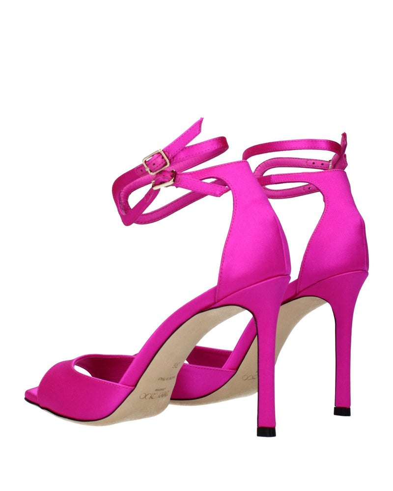 Jimmy Choo Pink Satin Stiletto Heel Glam Steals