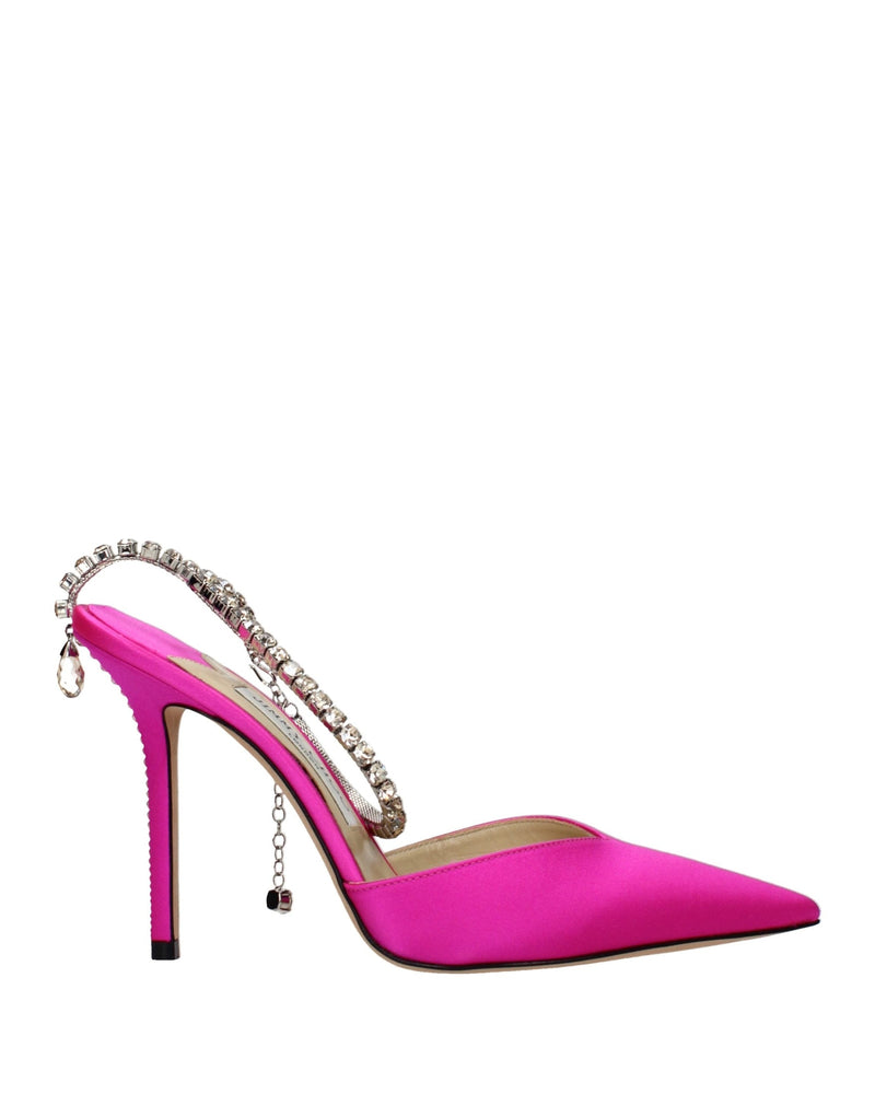 Jimmy Choo Pink Satin Stiletto Heel Glam Steals