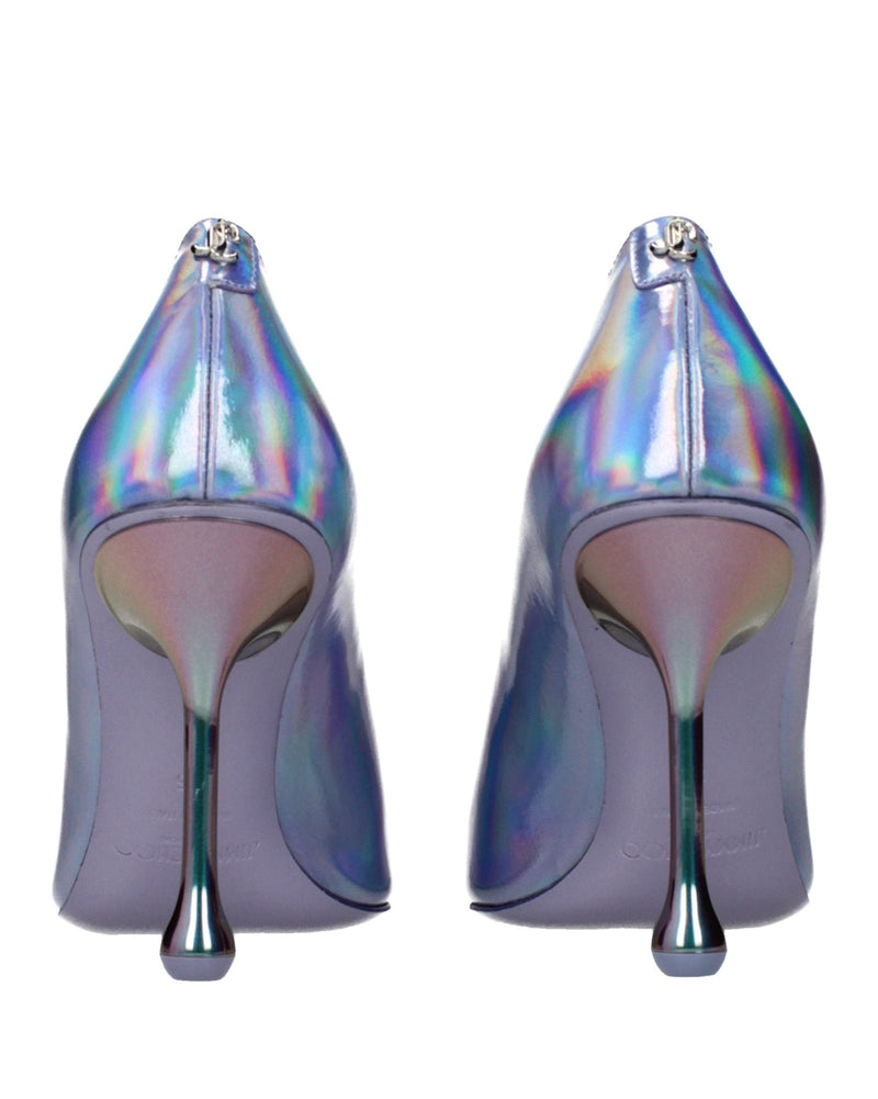 Jimmy Choo Purple Leather High Heel Pumps Glam Steals