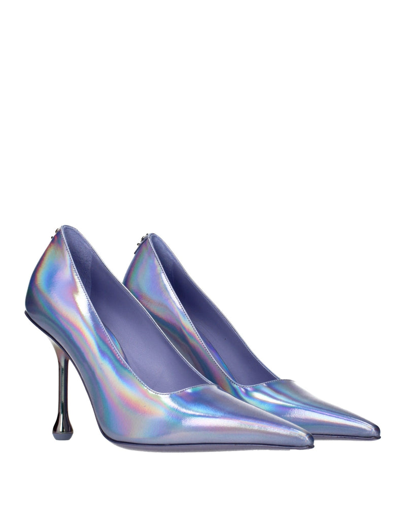 Jimmy Choo Purple Leather High Heel Pumps Glam Steals