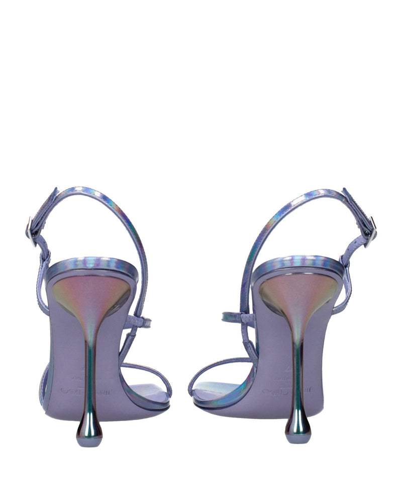 Jimmy Choo Purple Leather Stiletto Heel Glam Steals