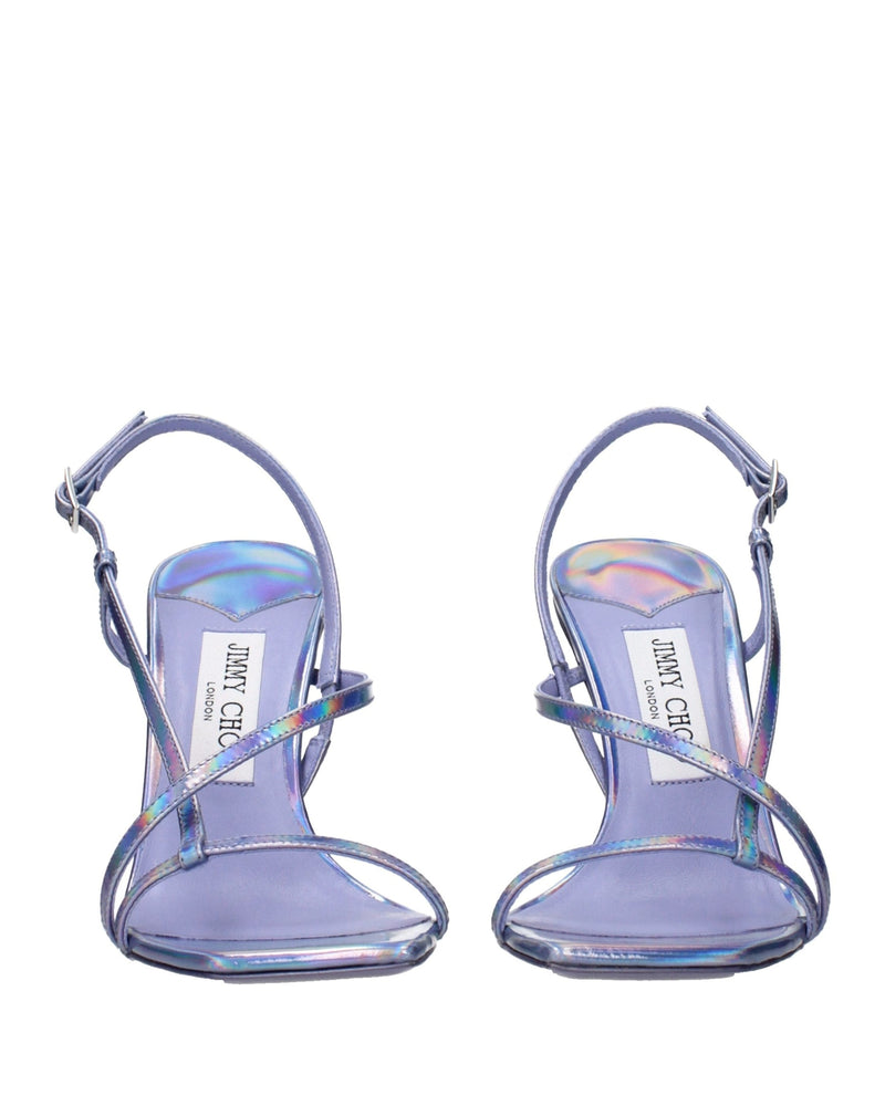 Jimmy Choo Purple Leather Stiletto Heel Glam Steals