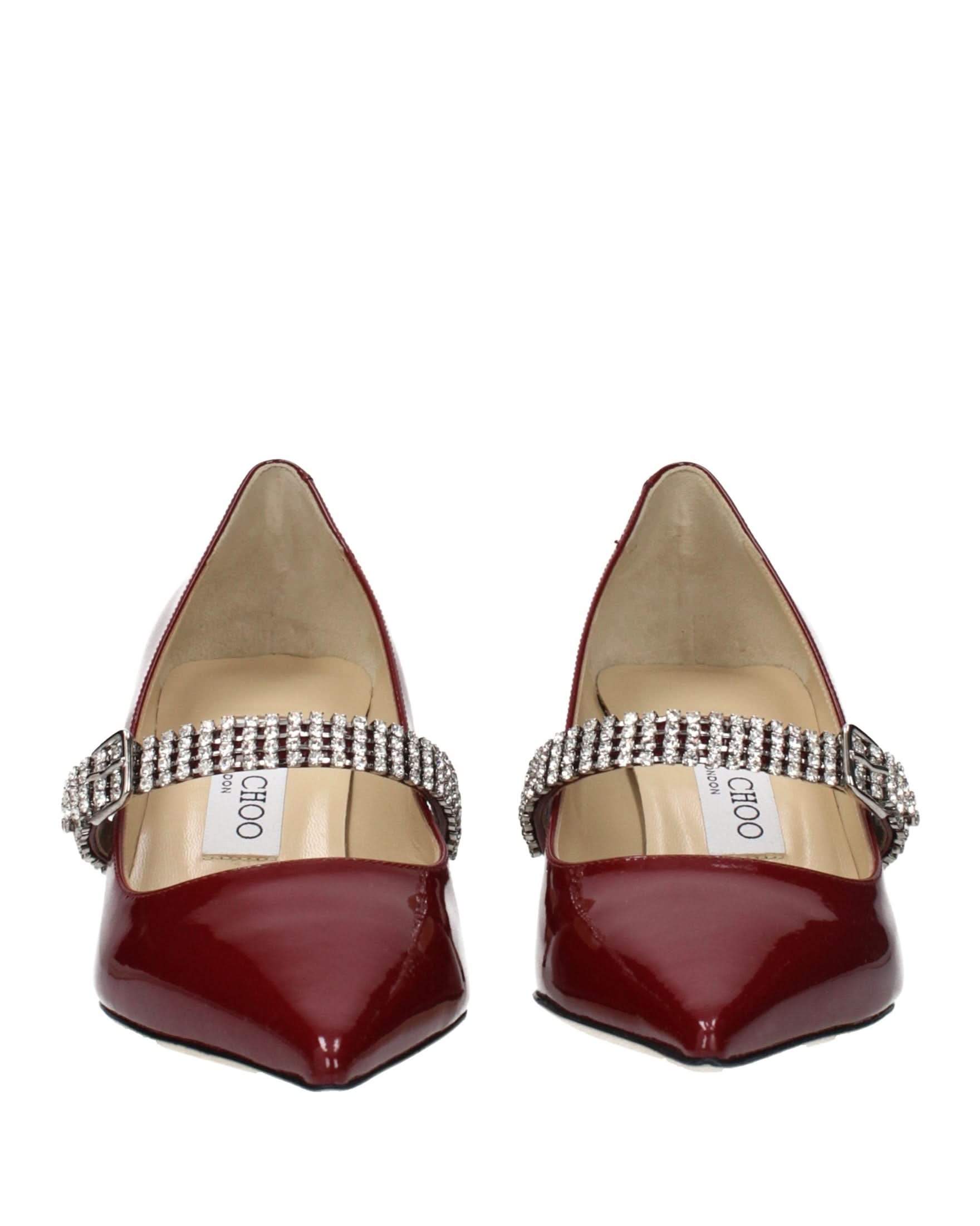 Jimmy Choo Red Leather High Heel Pumps Glam Steals