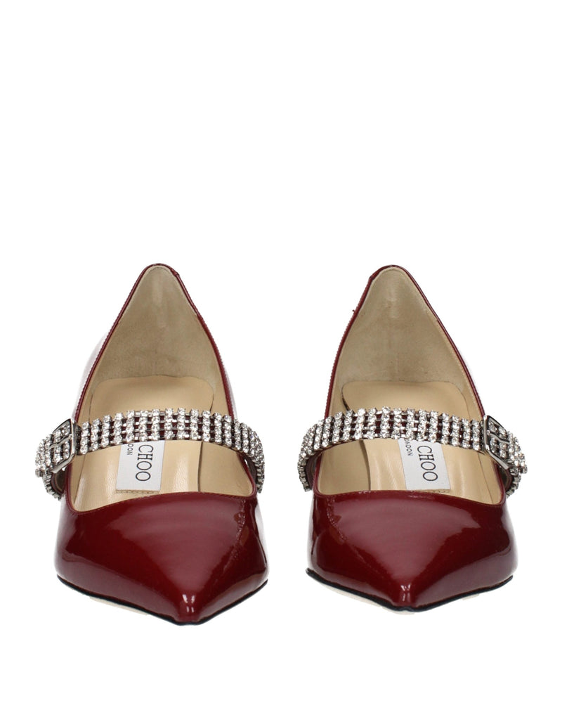 Jimmy Choo Red Leather High Heel Pumps Glam Steals