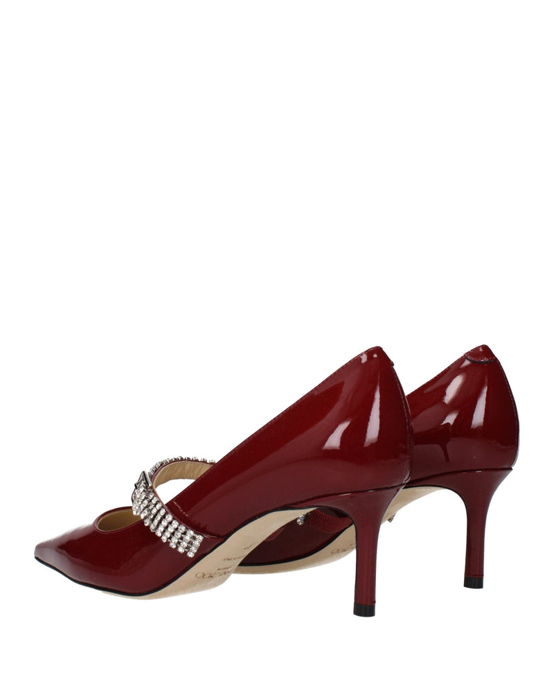 Jimmy Choo Red Leather High Heel Pumps Glam Steals