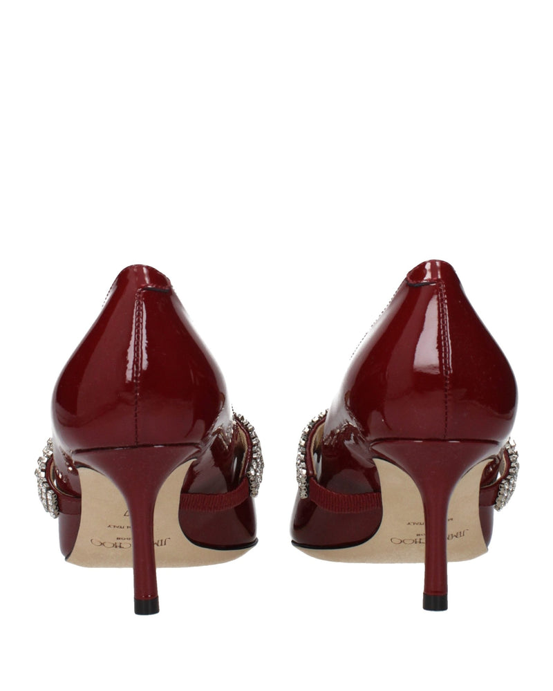 Jimmy Choo Red Leather High Heel Pumps Glam Steals