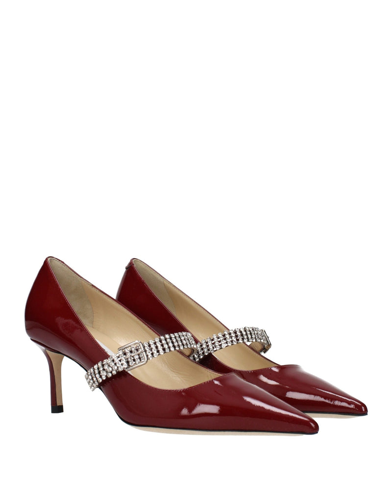Jimmy Choo Red Leather High Heel Pumps Glam Steals