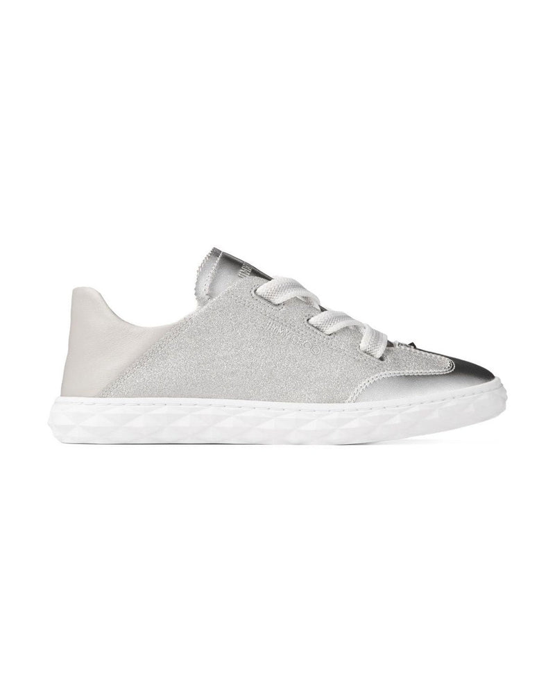 Jimmy Choo Silver Sneakers Sneakers