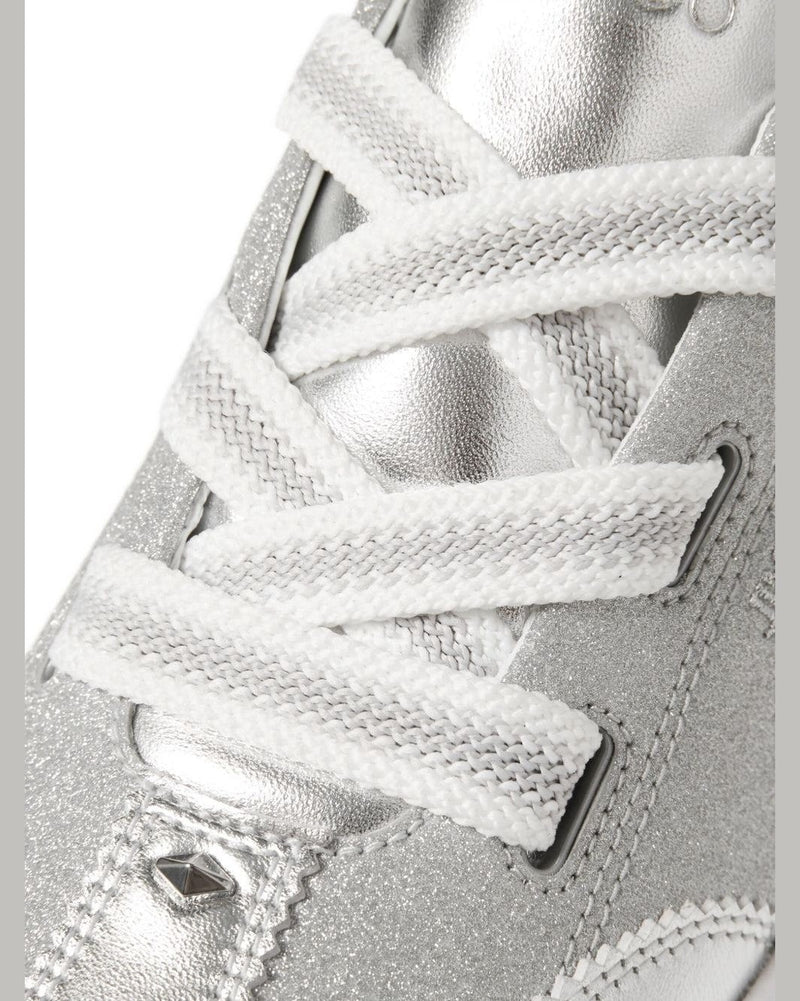 Jimmy Choo Silver Sneakers Sneakers