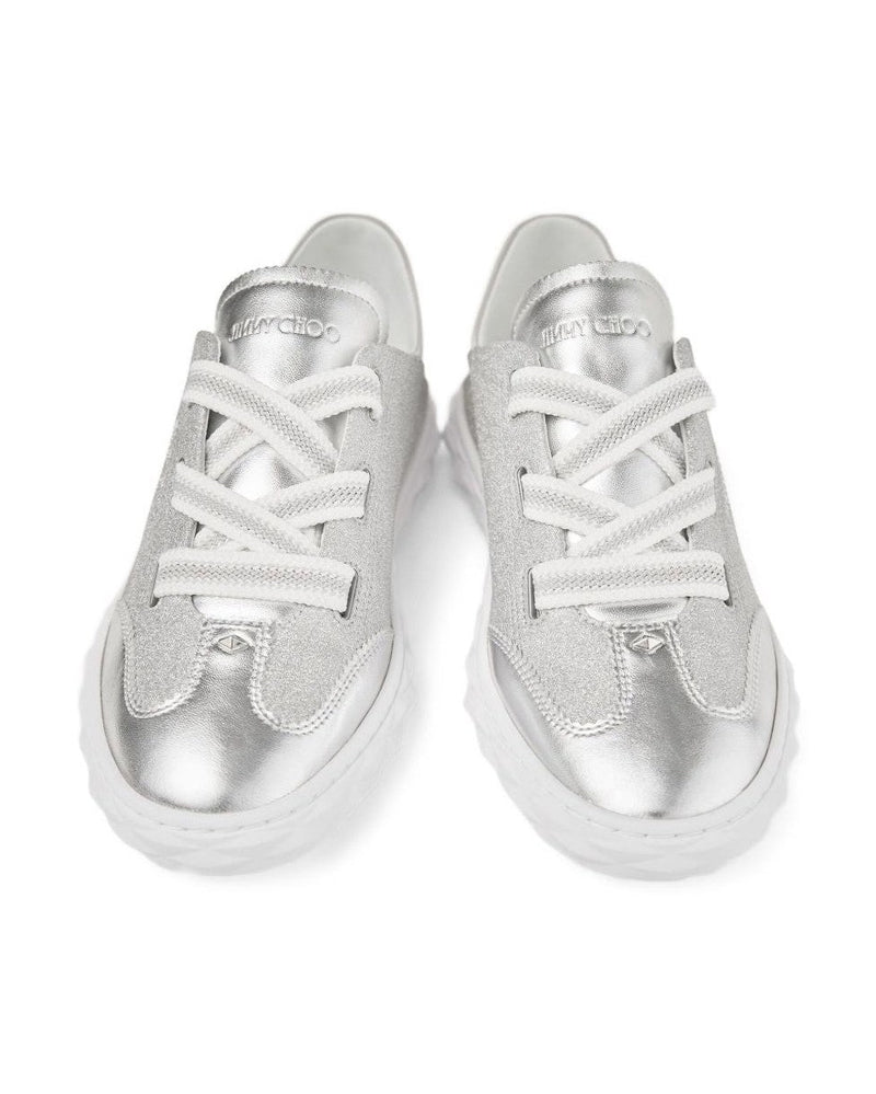 Jimmy Choo Silver Sneakers Sneakers