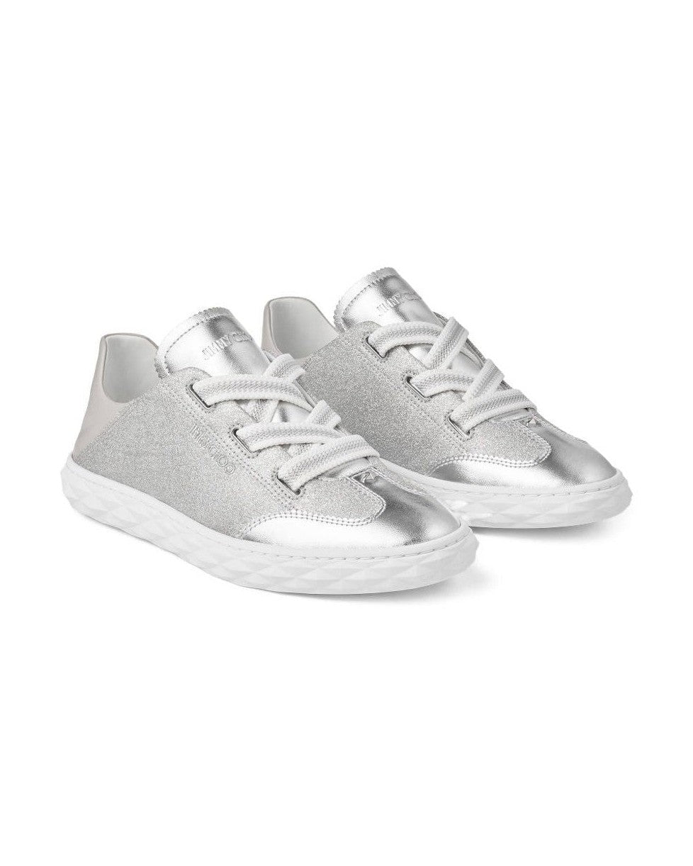 Jimmy Choo Silver Sneakers Glam Steals