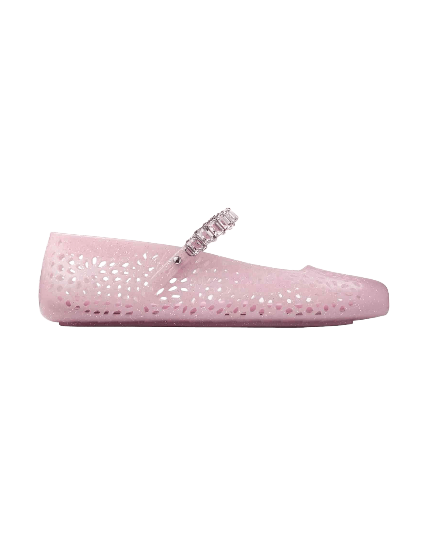 Jimmy Choo The Jelly Ballerina Flats with Crystal Embellishment Glam Steals